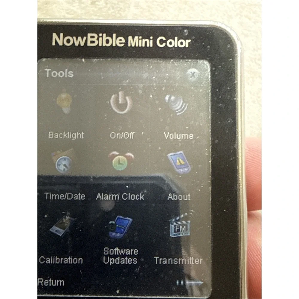 RARE POCKET NOW BIBLE ELECTRONIC MINI COLOR KJV‎ AUDIO VISUAL TOUCHSCREEN